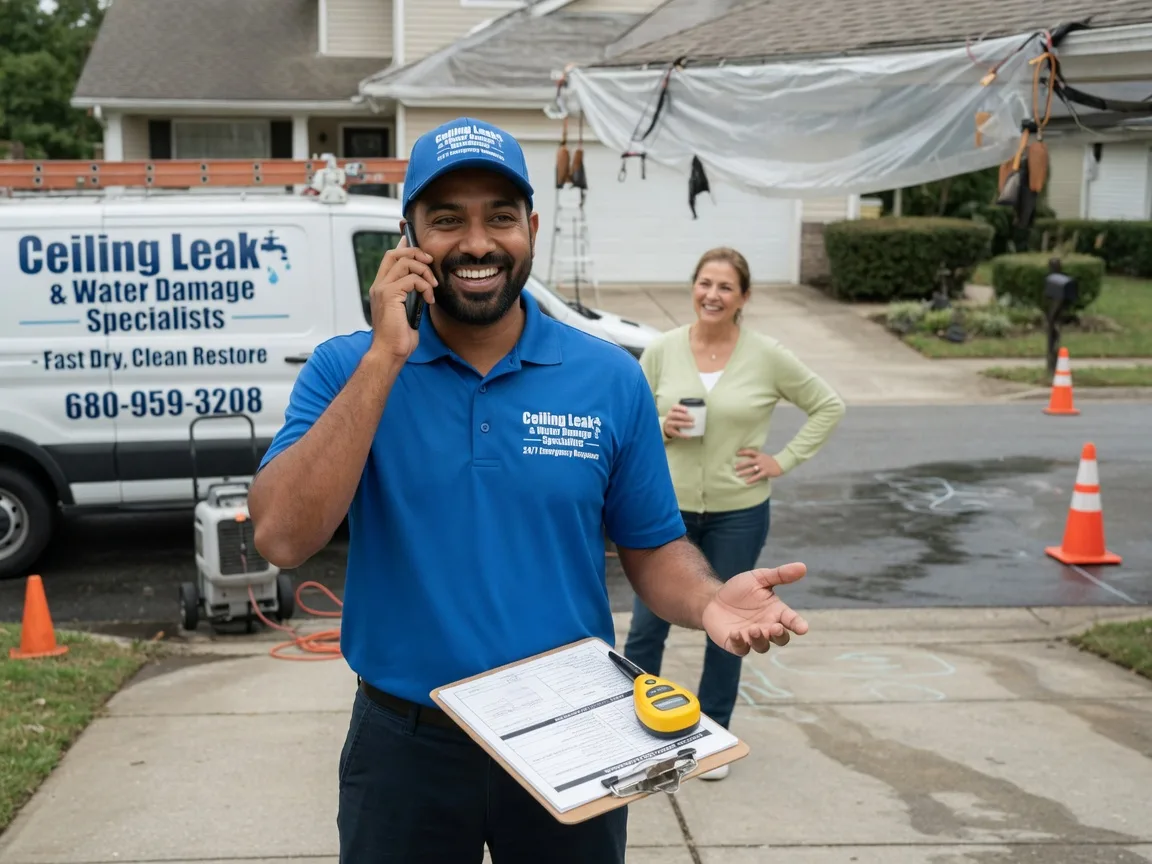 Ceiling Leak Cleanup Dardanelle, AR FAQs